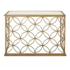 Rectangular Traditional Modern Metal Console Table Gold - Olivia & May -Baxton Studio Store GUEST 81b4e680 5c30 4491 8294 9a289f43551a