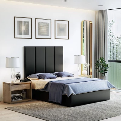 4pk Full/King Edison Upholstered Wall Panels Customizable Headboard - Eco Dream 5 4pk Full/King Edison Upholstered Wall Panels Customizable Headboard - Eco Dream - Image 3