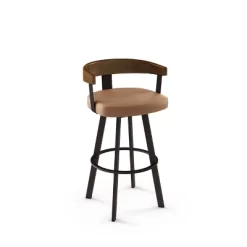 26" Lars Counter Height Barstool - Amisco -Baxton Studio Store GUEST 84cf99fc 80df 4b51 b952 6df0470d1cbb
