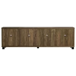 Westfield 4 Door TV Stand For TVs Up To 80" Walnut - Coaster -Baxton Studio Store GUEST 85330478 54b8 4e8c ac9a 0ab7d5ab8c4c