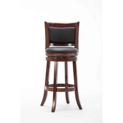 Boraam Industries Augusta Swivel 29" Barstool - Light Cherry 3 Boraam Industries Augusta Swivel 29" Barstool - Light Cherry