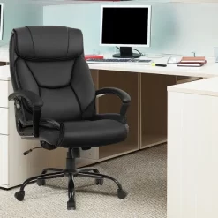 Costway Big & Tall 500lb Massage Office Chair E Xecutive PU Leather Computer Desk Chair -Baxton Studio Store GUEST 85ff87f2 a3a9 41c7 b554 f43a78896d93