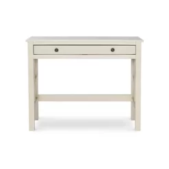 Whitley Antique Desk White - Linon
