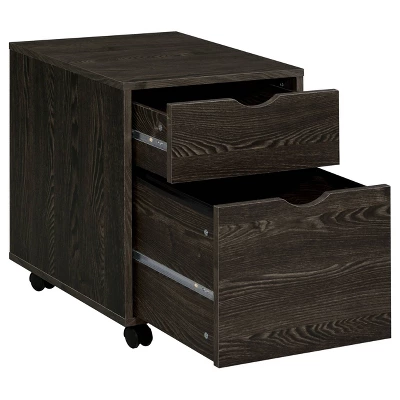 Noorvik 7 Drawer Writing Desk Set With 2 File Cabinets Dark Oak - Coaster 3 Noorvik 7 Drawer Writing Desk Set With 2 File Cabinets Dark Oak - Coaster