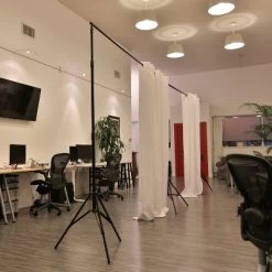 Room Dividers Now Freestanding Adjustable Room Divider Stand 25ft - 37ft 6in Wide - Black (Without Curtains) 14 Room Dividers Now Freestanding Adjustable Room Divider Stand 25ft - 37ft 6in Wide - Black (Without Curtains) -Baxton Studio Store GUEST 883522c6 064c 4303 a6de 9ca960311979