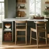 Kaysville Curved Back Wood Counter Height Barstool - Threshold™ Designed With Studio McGee -Baxton Studio Store GUEST 890c2177 f86e 488b b12c 25ac0c810def