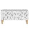 Storage Bench Contoured Tulips White - Skyline Furniture -Baxton Studio Store GUEST 89265051 d76f 4809 a363 46b673f6597f