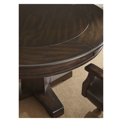 Rudy Dining And Game Table Walnut - Steve Silver Co. 5 Rudy Dining And Game Table Walnut - Steve Silver Co. - Image 3