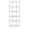 74" Shining Star Champagne Bookcase With Shelves White - Treasure Trove Accents -Baxton Studio Store GUEST 8a66f1ea cb2e 4354 9b86 22dbc9f9deea