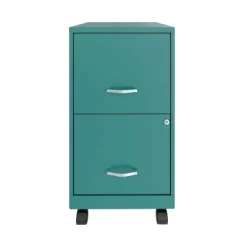 Space Solutions 18" Deep 2 Drawer Mobile Letter Width Vertical File Cabinet -Baxton Studio Store GUEST 8b64147e 1121 43b7 a71f 18c4c180c771