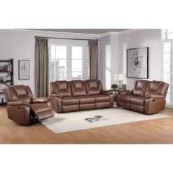 Katrine Manual Reclining Loveseat Brown - Steve Silver Co. 17 Katrine Manual Reclining Loveseat Brown - Steve Silver Co. -Baxton Studio Store GUEST 8c467a7b 6daf 407a b513 4b0860949713