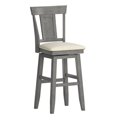 29" South Hill Panel Back Wood Swivel Height Barstool - Inspire Q 11 29" South Hill Panel Back Wood Swivel Height Barstool - Inspire Q - Image 9