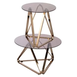 Tainbin Round End Table Champagne - Aiden Lane 15 Tainbin Round End Table Champagne - Aiden Lane -Baxton Studio Store GUEST 8cf30030 54c0 4f47 a927 4c4fdd5320a2