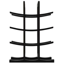 Oceanstar 12-Bottle Dark Espresso Wine Rack