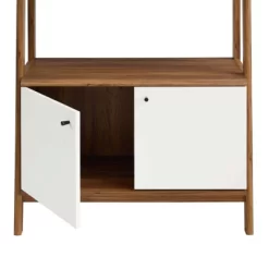 71" Bixby Bookshelf Display White/Walnut - Modway -Baxton Studio Store GUEST 8eb72c8d 7d7c 457c a833 23749c00b6f6
