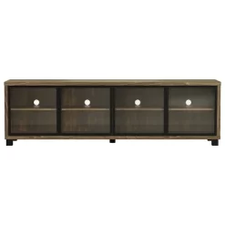 Westfield 4 Door TV Stand For TVs Up To 80" Walnut - Coaster -Baxton Studio Store GUEST 9070cab0 9345 4a86 aaa7 cc7d2014dc8b