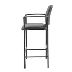 Stool With Arm Black- Boss Office Products -Baxton Studio Store GUEST 90e6bafa d86a 4420 adb8 8d5e2207782d