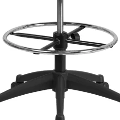 Flash Furniture Mid-Back Black Mesh Ergonomic Drafting Chair With Adjustable Foot Ring And Flip-Up Arms -Baxton Studio Store GUEST 91f648ef a023 40d6 97d3 368bdfad205c