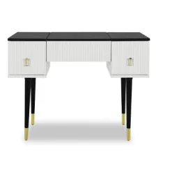 43.3" Modern Vanity Table Set With Flip-Up Mirror, LED Lights And Storage - ModernLuxe -Baxton Studio Store GUEST 924c0bef e00a 4a91 84b4 f797bf246170