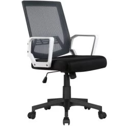 Yaheetech Adjustable Mid-Back Office Chair Computer Chair With Wheels -Baxton Studio Store GUEST 92836098 f69f 47f0 aa2d 8f2f1a15d4d9