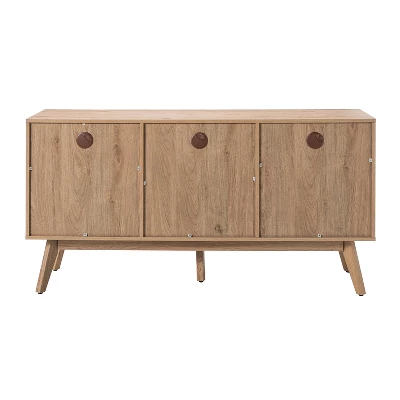 Eurotas Modern Livingroom TV Stand For TVs Up To 65" With Rattan Design | KARAT HOME 6 Eurotas Modern Livingroom TV Stand For TVs Up To 65" With Rattan Design | KARAT HOME - Image 4