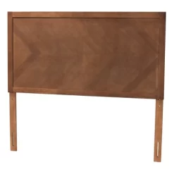 Queen Size Terrian Wood Headboard Ash Walnut - Baxton Studio