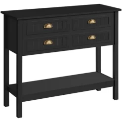 Yaheetech 4-Drawer Console Table Entryway Table -Baxton Studio Store GUEST 9334accf ae25 4fca a031 d233bfca3ecc