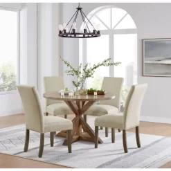 Set Of 2 Gwyn Parsons Upholstered Armless Chairs - Alaterre Furniture -Baxton Studio Store GUEST 93498562 122e 4ece 8933 23f9548ee39a