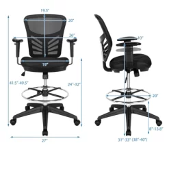 Tangkula Ergonomic Office Chair W/Retractable Footrest High Back Reclining Executive Chair W/Adjustable Headrest -Baxton Studio Store GUEST 93d766d0 dd8c 4d0e b79d 5891257b7200