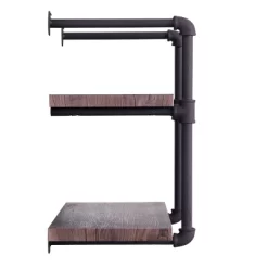 Tarian Industrial Wall-Mounted Shelf Dark Brown - Christopher Knight Home 9 Tarian Industrial Wall-Mounted Shelf Dark Brown - Christopher Knight Home -Baxton Studio Store GUEST 95cfff41 1411 4e59 b399 45fcecc26737