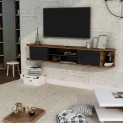 Deschutes Floating TV Stand For TVs Up To 75" - MiBasics -Baxton Studio Store GUEST 963eed4b bfce 4876 8fe9 848917158a19