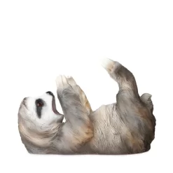 True Sloth Polyresin Wine Bottle Holder, Felt Base, Set Of 1, Grey, Holds 1 Standard Wine Bottle, Novelty Wine Decor -Baxton Studio Store GUEST 964f3009 4c28 4ef2 befc 905c6f855a45