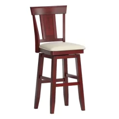 29" South Hill Panel Back Wood Swivel Height Barstool - Inspire Q 21 29" South Hill Panel Back Wood Swivel Height Barstool - Inspire Q -Baxton Studio Store GUEST 96bc3cc0 ef1c 4db6 9687 a6b46e92072f