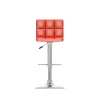 Set Of 2 Adjustable Low Back Tufted Barstool Red - CorLiving -Baxton Studio Store GUEST 974ea3f4 e2f4 43c3 a660 6cdeff23d1fa