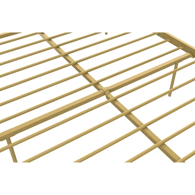 Gia Modern Glam Metal Bed - Room & Joy 8 Gia Modern Glam Metal Bed - Room & Joy - Image 6