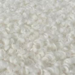 Kaia 47" Minimalist Aesthetic Look Teddy Waterfall Upholstered Bench-The Pop Maison -Baxton Studio Store GUEST 988ab088 785b 41dc 81c1 f06438bc5ee7