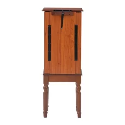 Wylie Jewelry Armoire Cherry Red - Powell Company -Baxton Studio Store GUEST 9967e70f 307e 43ca a63f 915ada4ce7eb