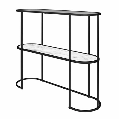 Moon Phases Console Table White Marble/Glass - Mr. Kate 5 Moon Phases Console Table White Marble/Glass - Mr. Kate - Image 3