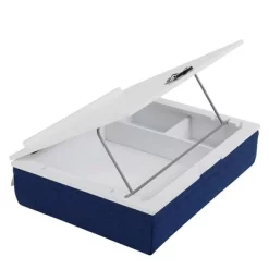 BIRDROCK HOME Lap Desk With Storage And Cushion - Navy -Baxton Studio Store GUEST 9afc8e6b 77b0 4b39 b1fc a2b65c8aa78e