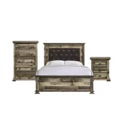 3pc Shayne Panel Bedroom Set Drift - Picket House Furnishings -Baxton Studio Store GUEST 9bb19606 4fef 42b9 a639 04c9180c4ce3