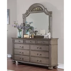 5pc Pennings Traditional Bedroom Set Gray - HOMES: Inside + Out -Baxton Studio Store GUEST 9c511e9c b6f8 4227 b390 9cf8bac67233 1