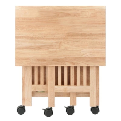 Foldable Printer Stand Natural - Winsome 9 Foldable Printer Stand Natural - Winsome - Image 7