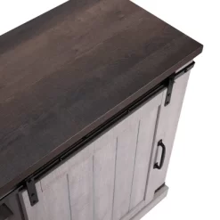 TV Stand For TVs Up To 52" Saw Cut Off White - Home Essentials -Baxton Studio Store GUEST 9e497790 89bd 43a2 a5dc 59950eeab860