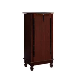 Tierra Contemporary Jewelry Armoire Merlot Brown - Powell Company -Baxton Studio Store GUEST 9ed86592 5676 4c8b 9d08 9cf6ec9c8537