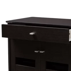 Acadia Modern And Contemporary Finished Shoe Cabinet Dark Brown - Baxton Studio -Baxton Studio Store GUEST 9f504d79 611c 45fc a23b 649e2cc25185