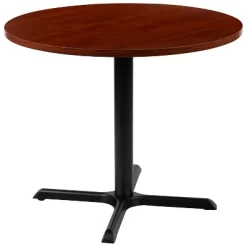 Emma And Oliver 36" Round Multi-Purpose Conference Table - Meeting Table For Office -Baxton Studio Store GUEST 9f6ae2f4 3992 462d a081 b3eb73785b97