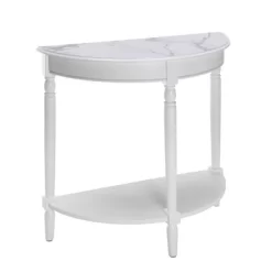 French Country Half Round Entryway Table With Shelf - Breighton Home 21 French Country Half Round Entryway Table With Shelf - Breighton Home -Baxton Studio Store GUEST 9f7510bb d8bc 4fc4 a269 e7fb79f29899
