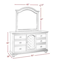 6pc Queen Addison Panel Bedroom Set Dove White - Picket House Furnishings -Baxton Studio Store GUEST a0dfbe9b 3591 4645 9724 2cd3fcf02112