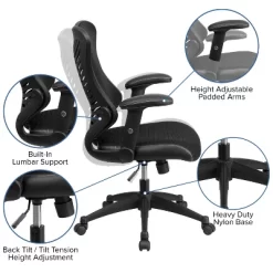 Executive Swivel Office Chair With Mesh Padded Seat - Flash Furniture 17 Executive Swivel Office Chair With Mesh Padded Seat - Flash Furniture -Baxton Studio Store GUEST a13951a2 6f77 462e 8b53 b3378df32b60