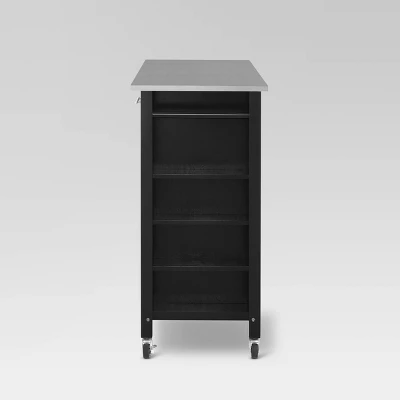 Full Savannah Stainless Steel Top Kitchen Island Cart - Crosley 6 Full Savannah Stainless Steel Top Kitchen Island Cart - Crosley - Image 4